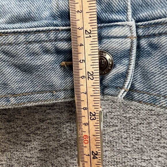 St John's Bay Jean Jacket Women PSmall Blue Light Wash Pockets Long Sleeve Denim - Picture 10 of 12